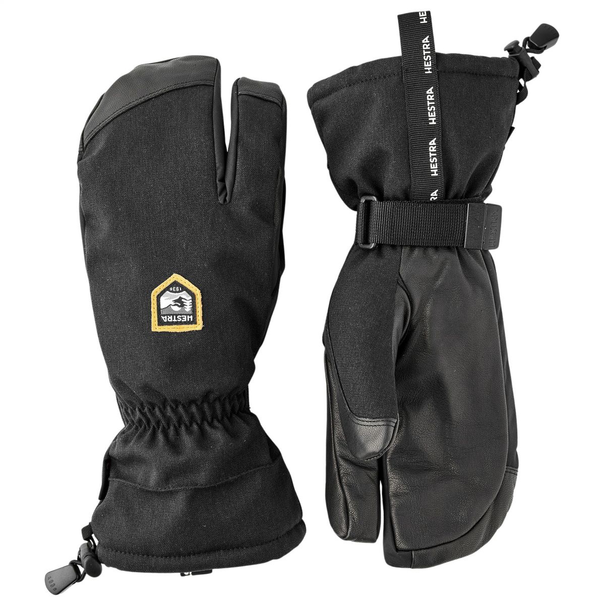 Hestra CZone Mountain, 3-Finger-Skihandschuhe, schwarz — 2