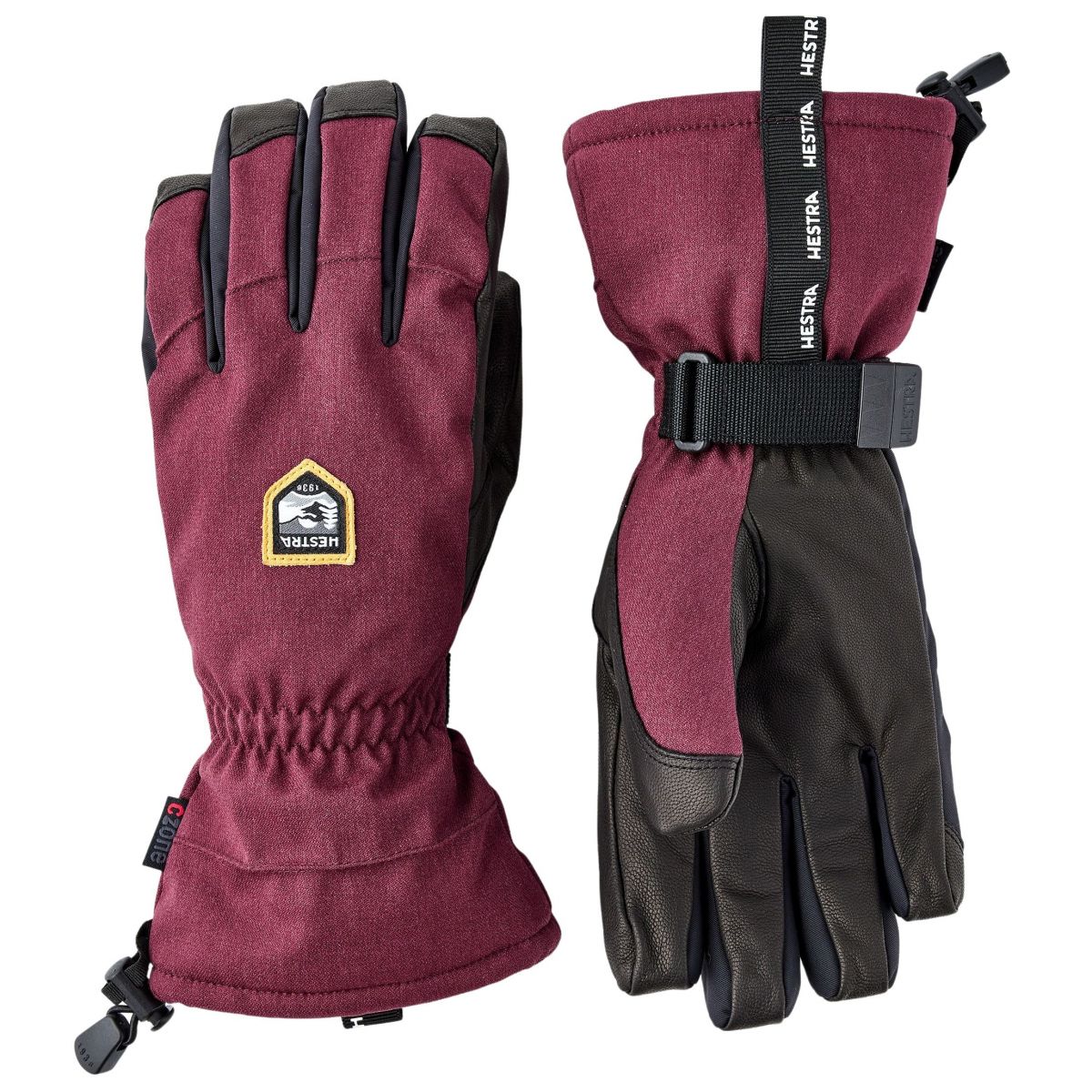 Hestra CZone Mountain, Skihandschuhe, dunkelrot — 2
