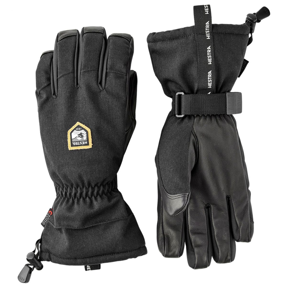 Hestra CZone Mountain, Skihandschuhe, schwarz — 2