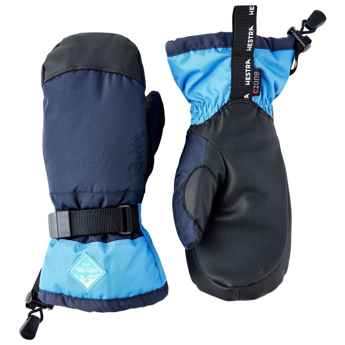 Hestra Gauntlet CZone, Skifäustlinge, Junior, blau — 2