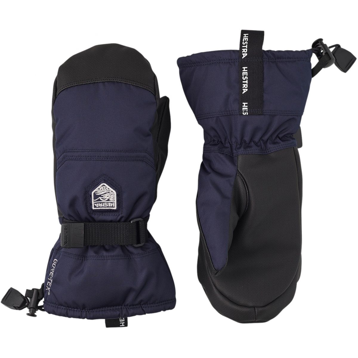 Hestra Gore-Tex Gauntlet Jr, Fäustlinge, Junior, dunkelblau — 2