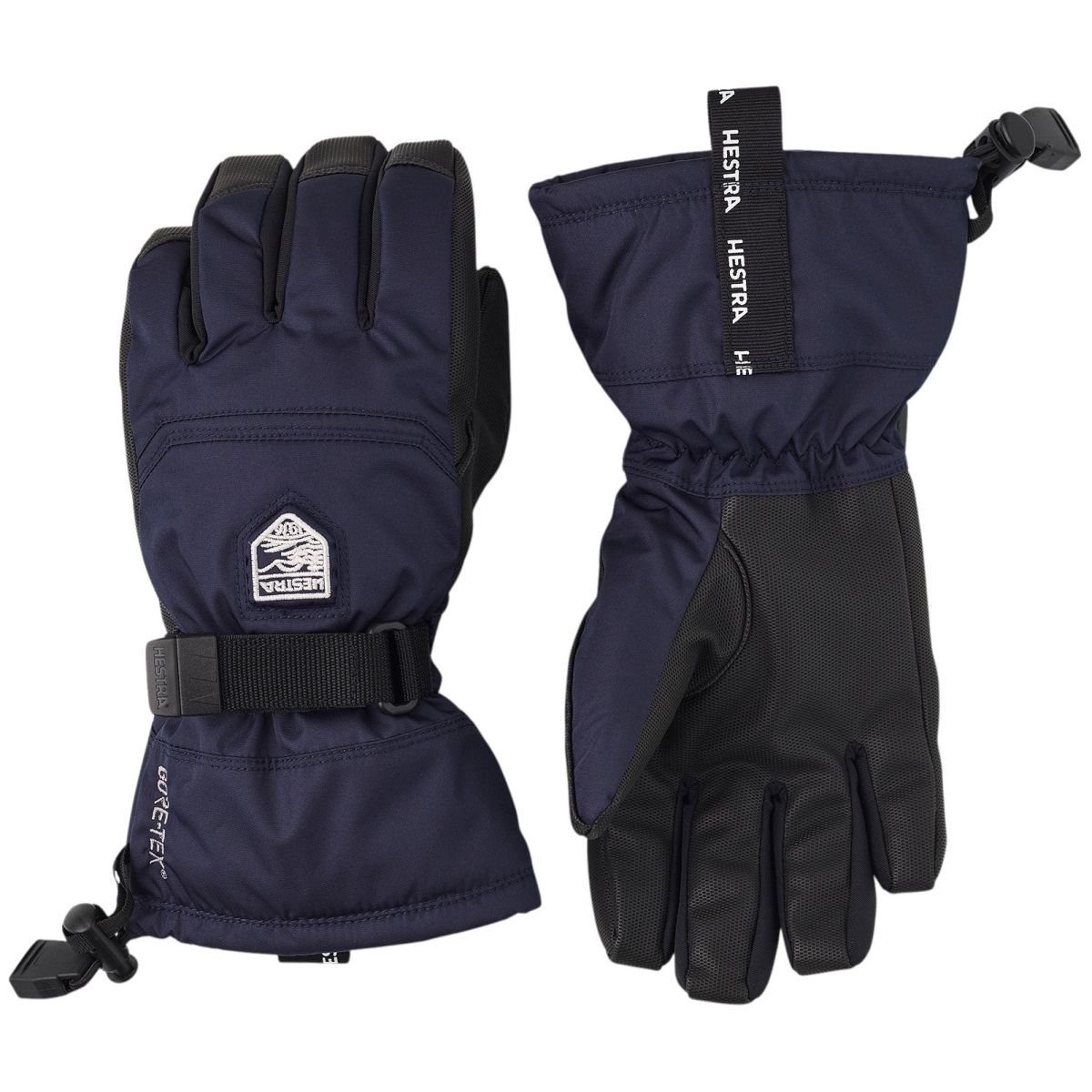 Hestra Gore-Tex Gauntlet, Skihandschuhe, Junior, dunkelblau — 2