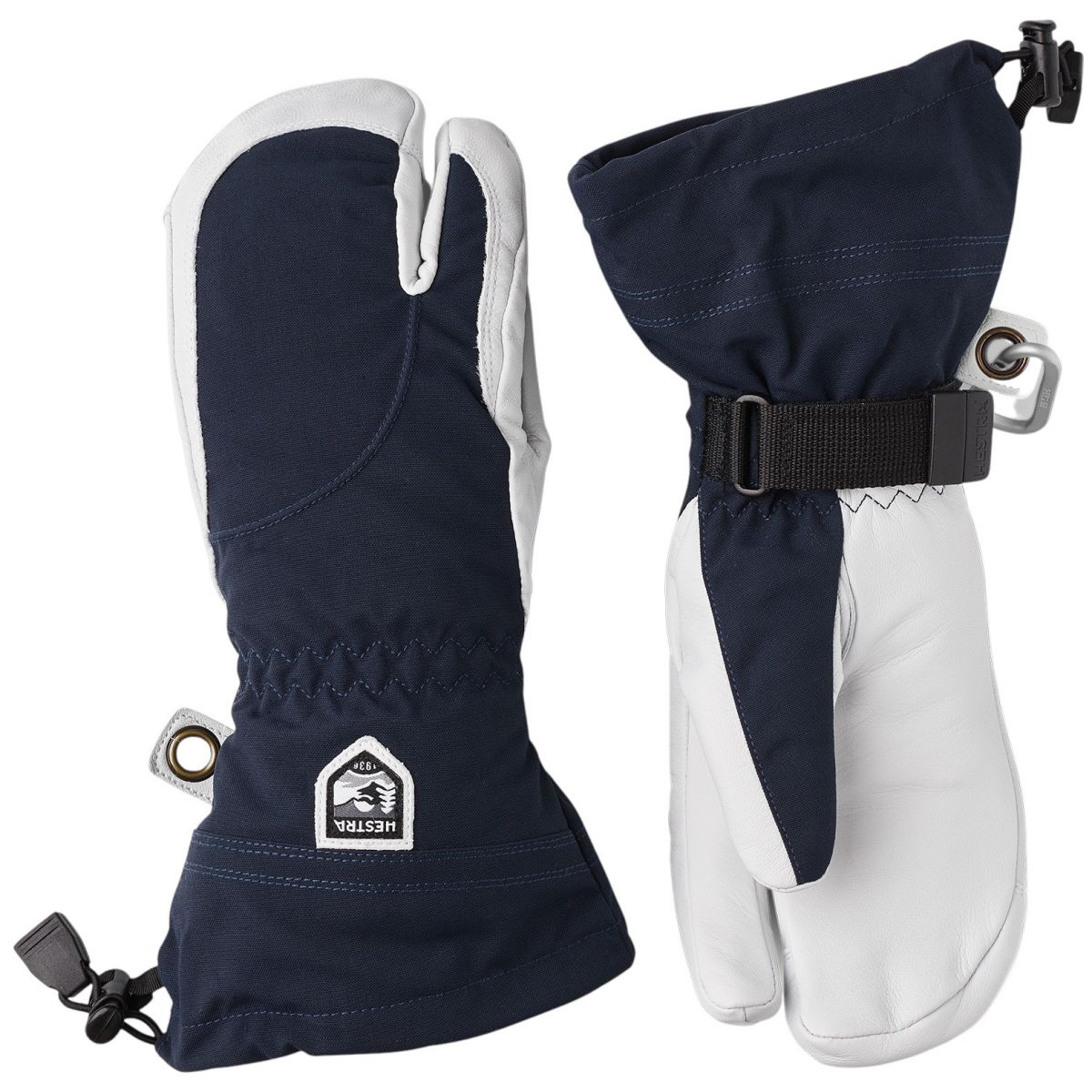 Hestra Heli Ski, 3-Finger-Skihandschuhe, Damen, navy — 2