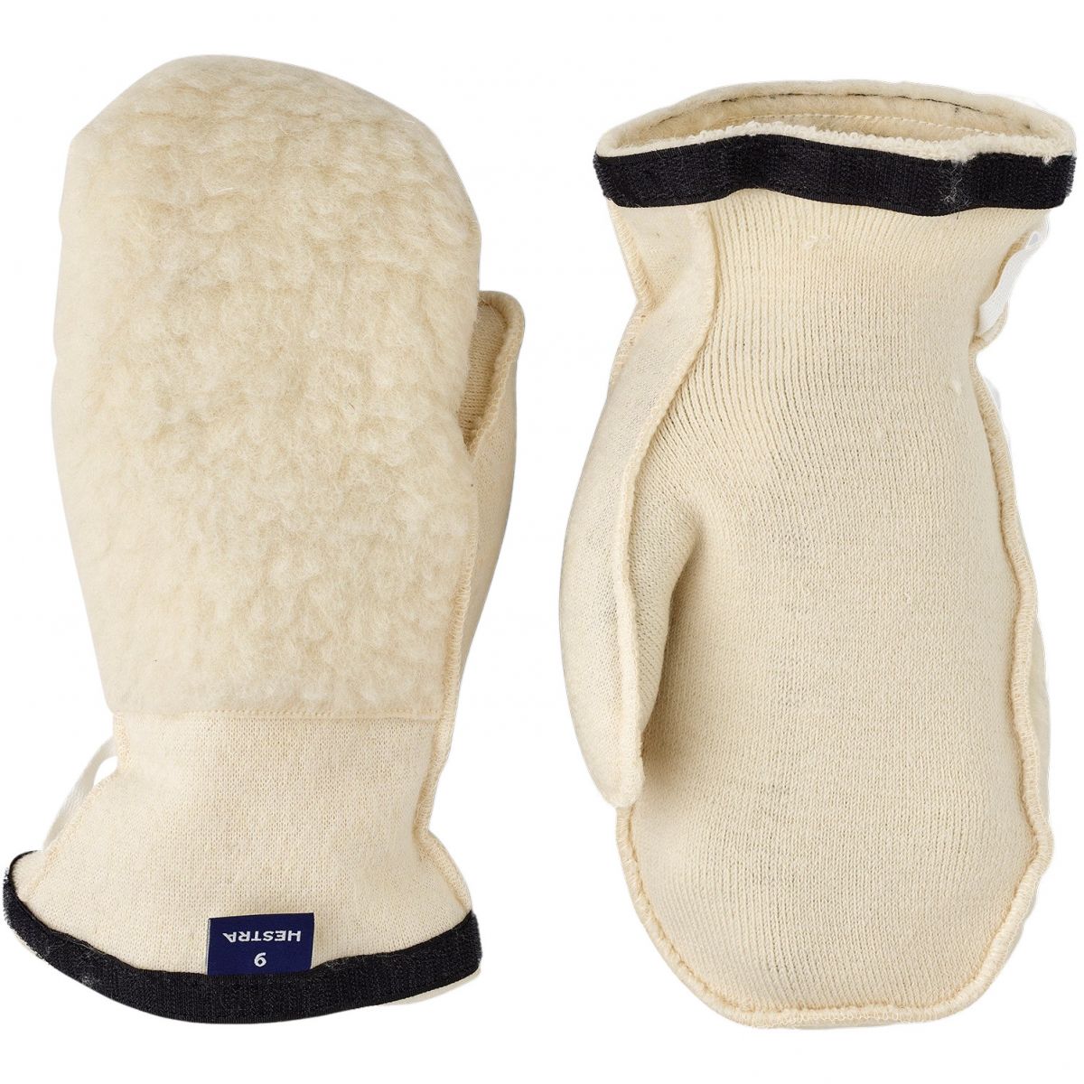 Hestra Heli Ski Wool Liner, Unterzieh-Fäustling, weiß — 2