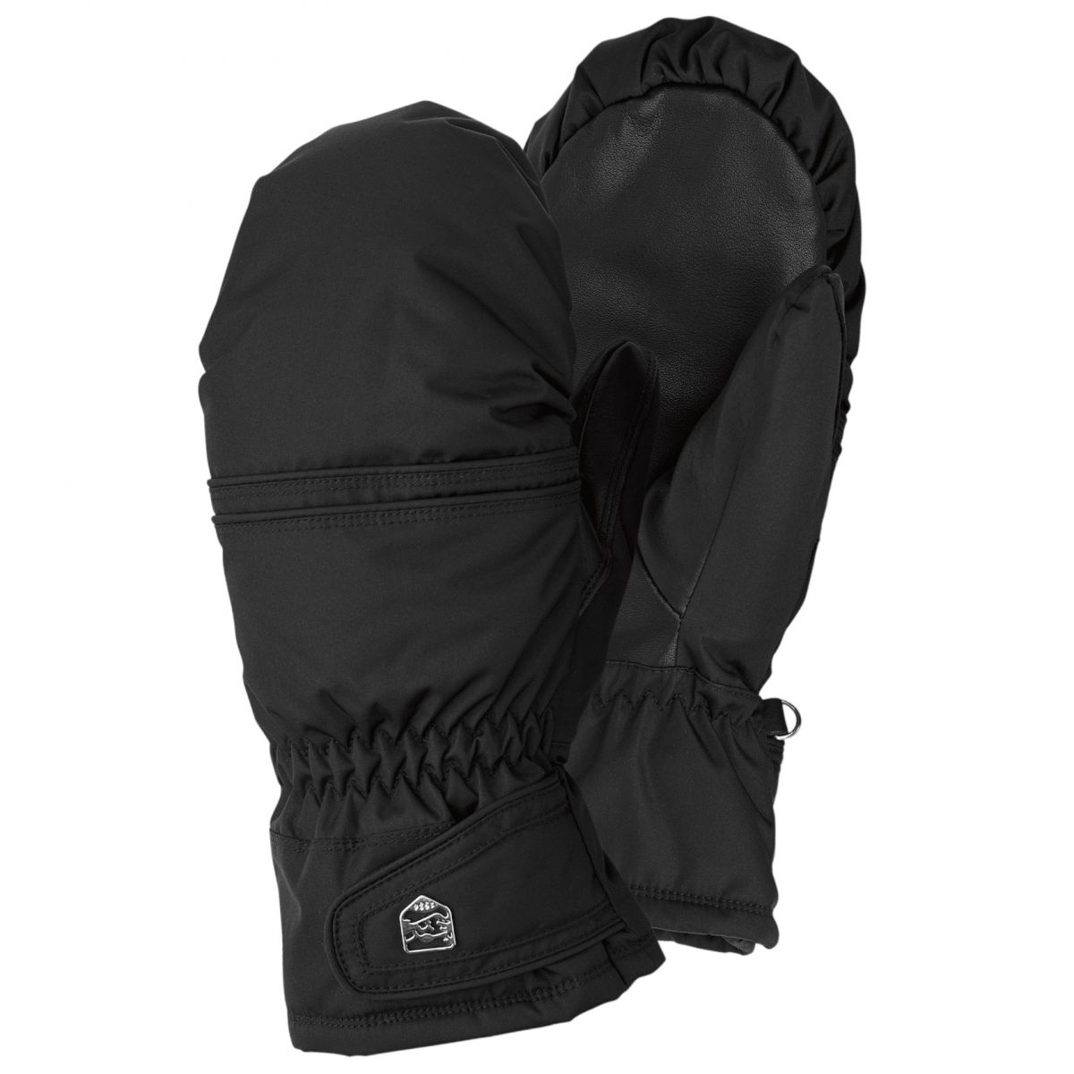 Hestra Primaloft Leather Fäustlinge, Damen, schwarz — 2