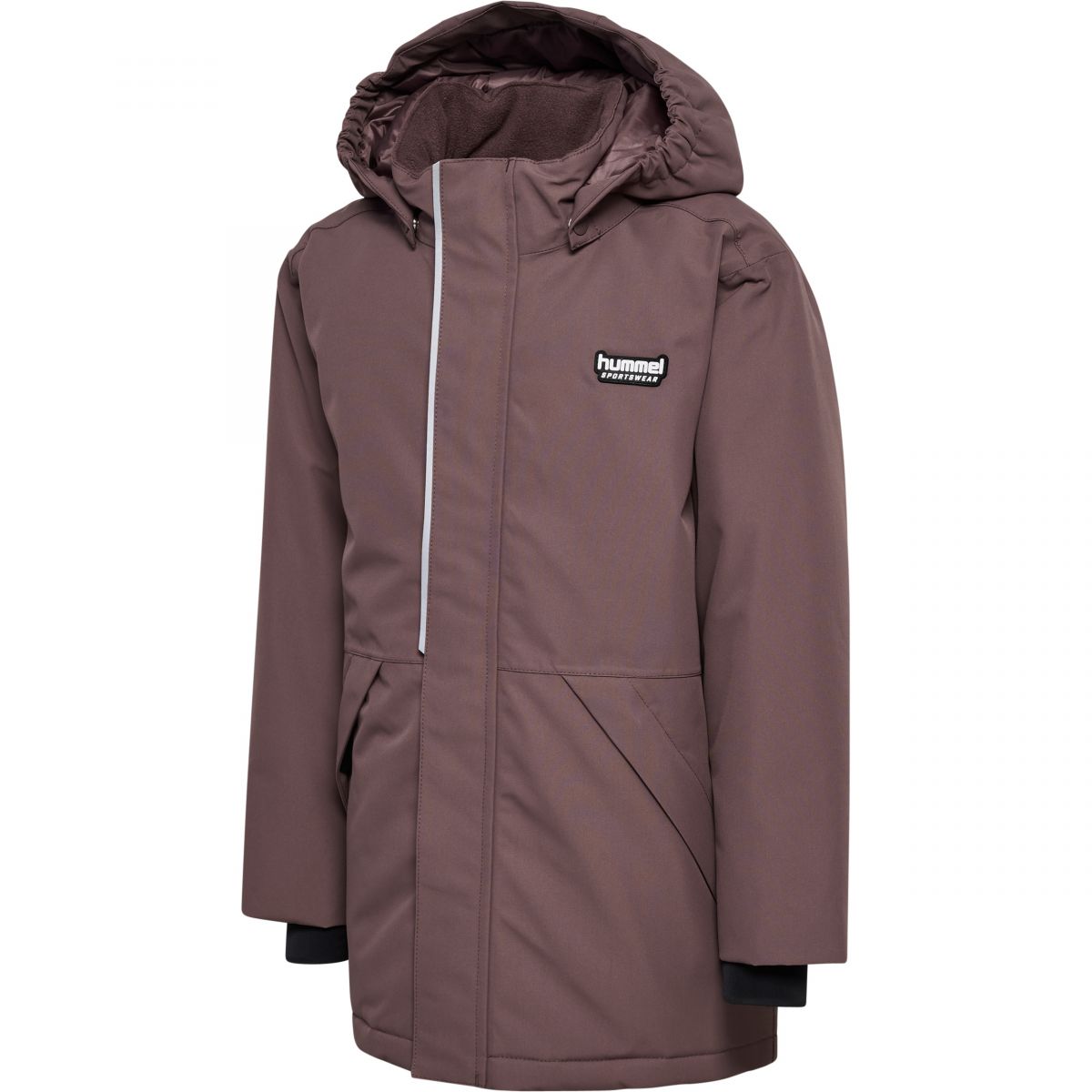 Hummel hmlJR Snow Jacket WP 10K, Skijacke, Junior, braun — 2