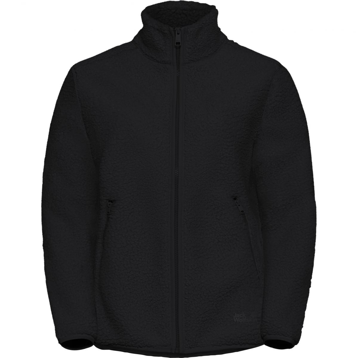 Jack Wolfskin High Curl, Fleecejacke, Damen, schwarz — 2