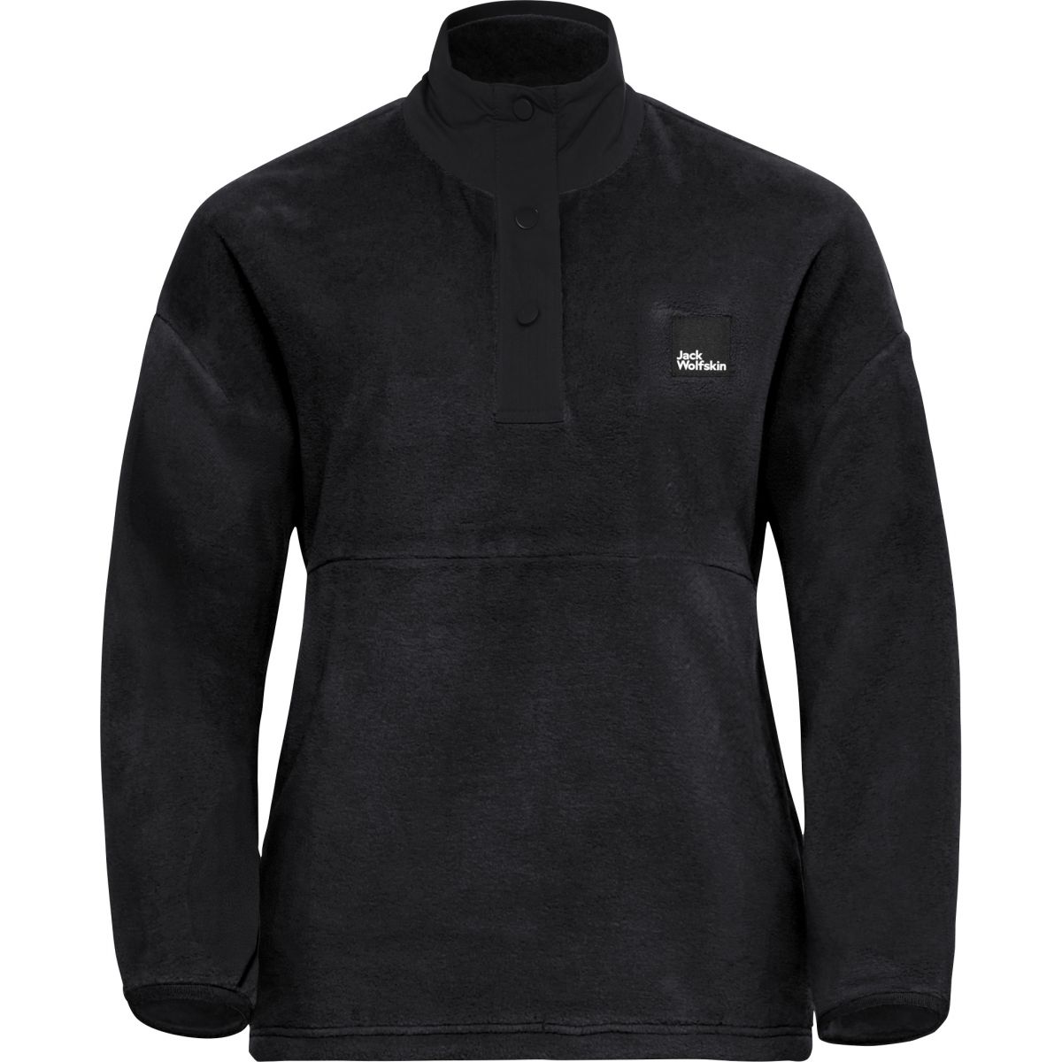 Jack Wolfskin Sumetro, Fleecepullover, Damen, schwarz — 2