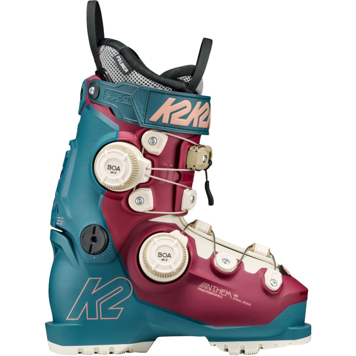 K2 Anthem 95 Zonal BOA, Skischuhe, Herren, grün/rot