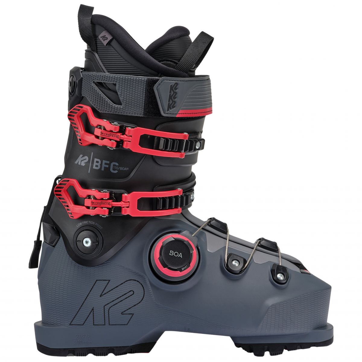 K2 BFC 110 BOA, Skischuhe, Herren, schwarz/grau — 2