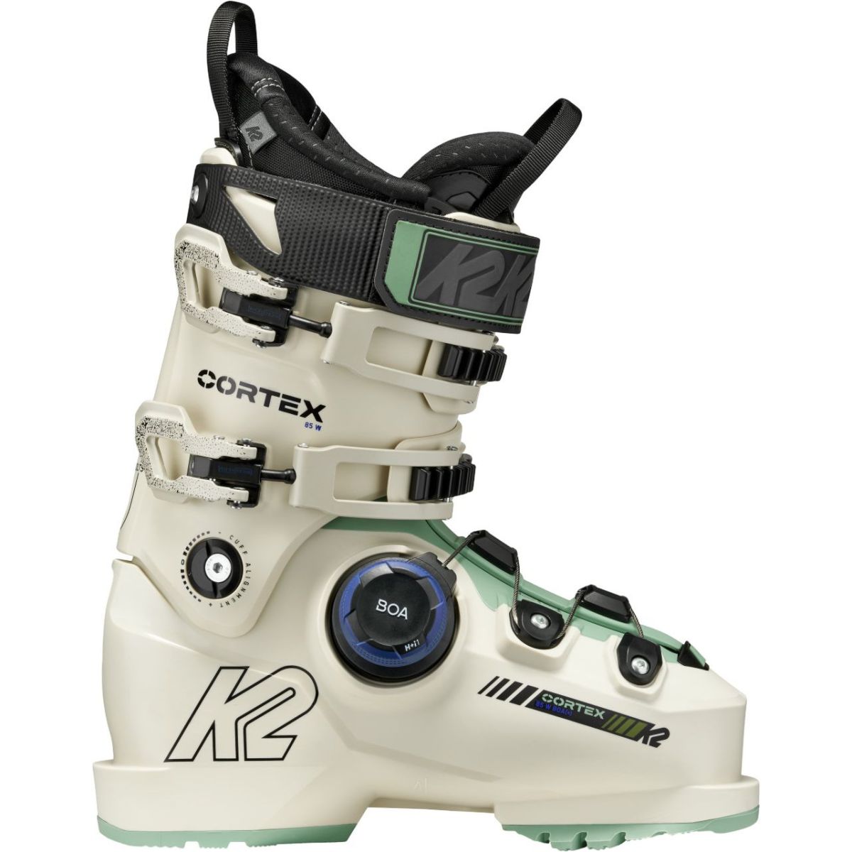 K2 Cortex 85 BOA, Skischuhe, Damen, weiß