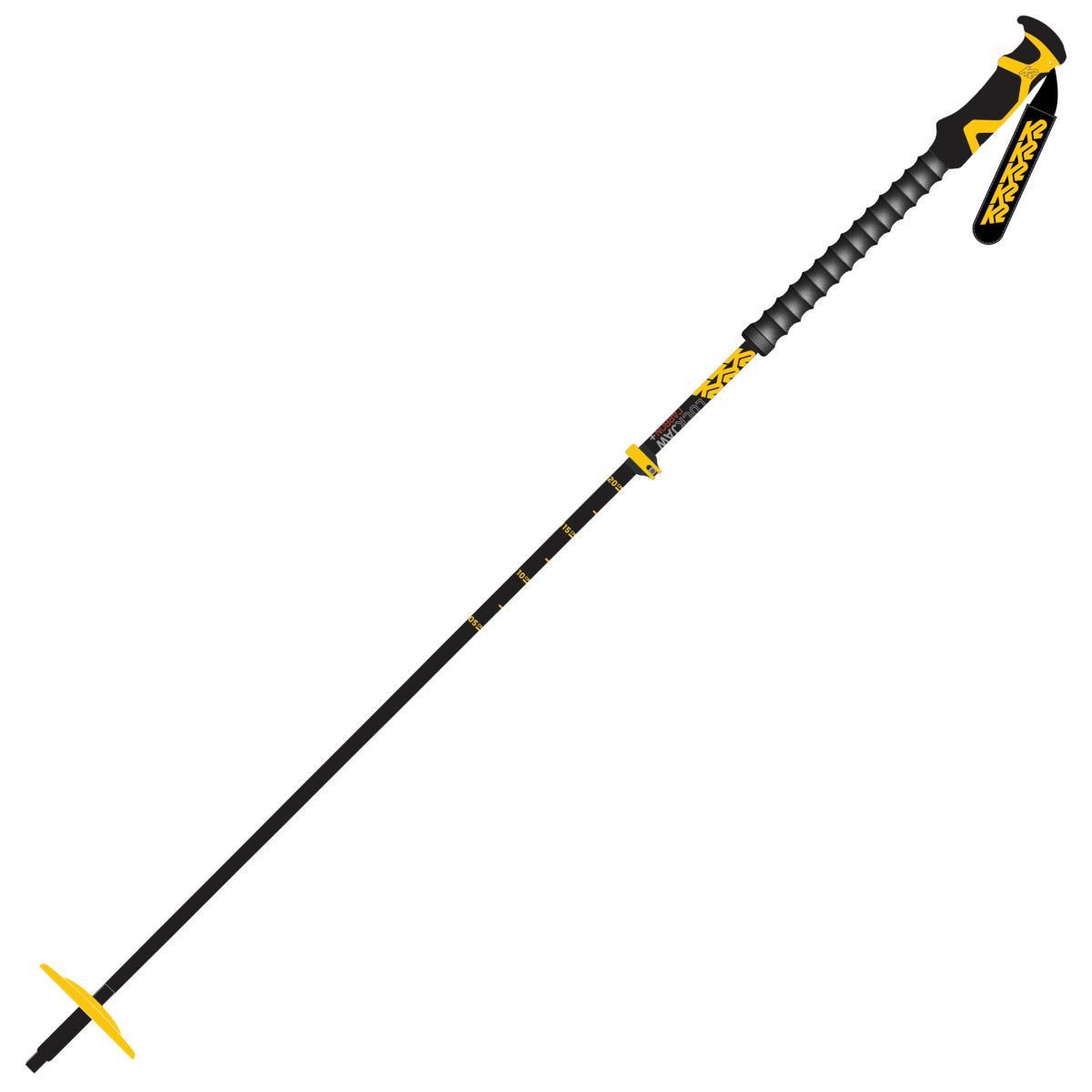 K2 Lockjaw Carbon Plus, Skistöcke, schwarz — 2