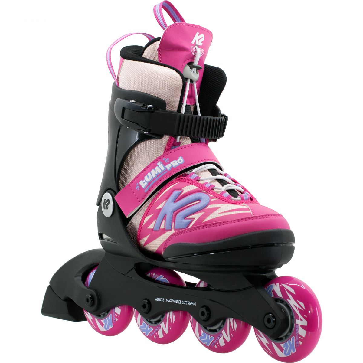 K2 Lumi Pro, Inlineskates, Junior, pink/blau — 2