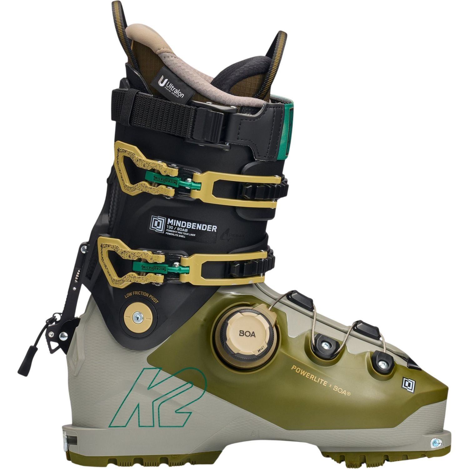 K2 Mindbender 130 BOA, Skischuhe, Herren, grün