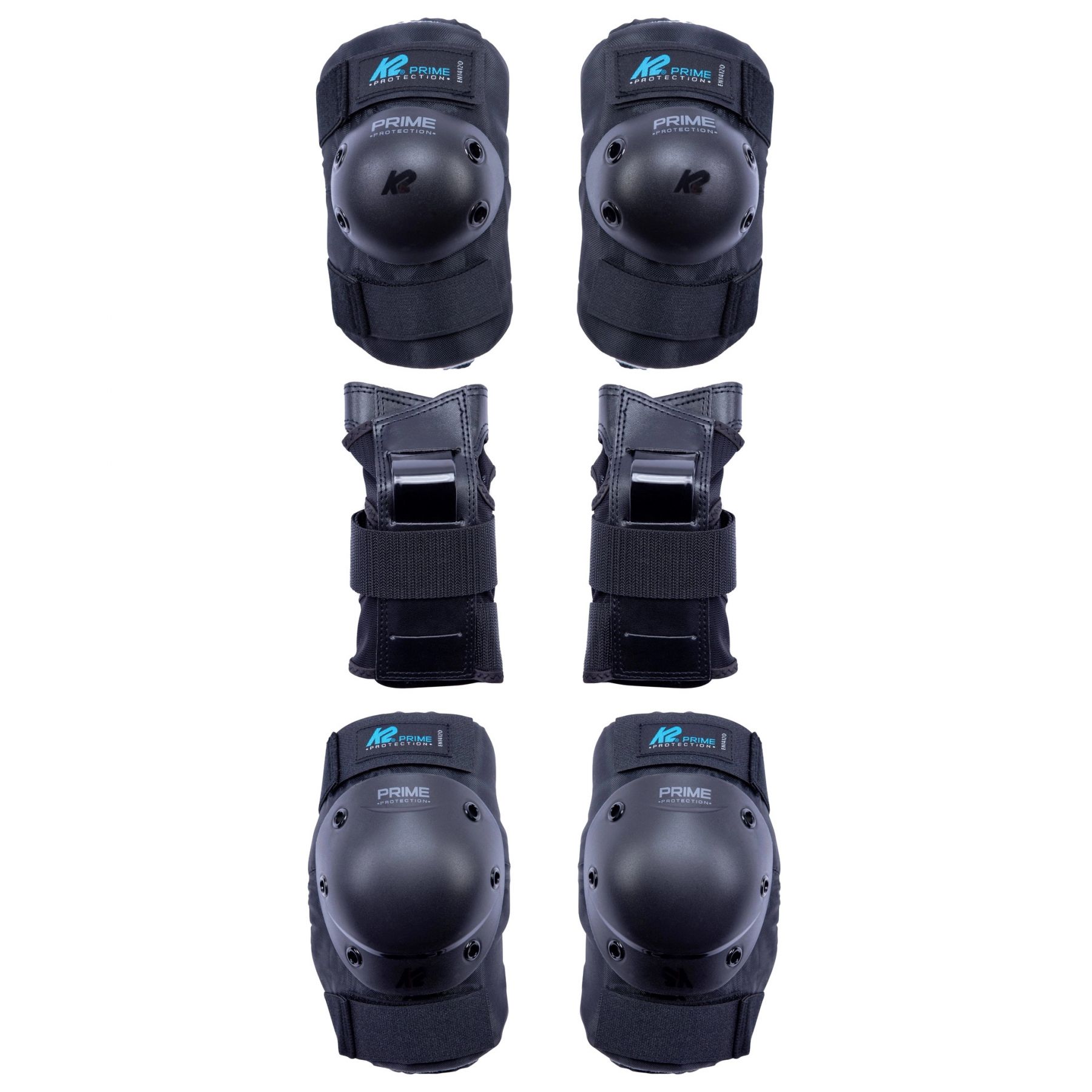 K2 Prime Pad Set, Protektoren-Set, Damen, schwarz