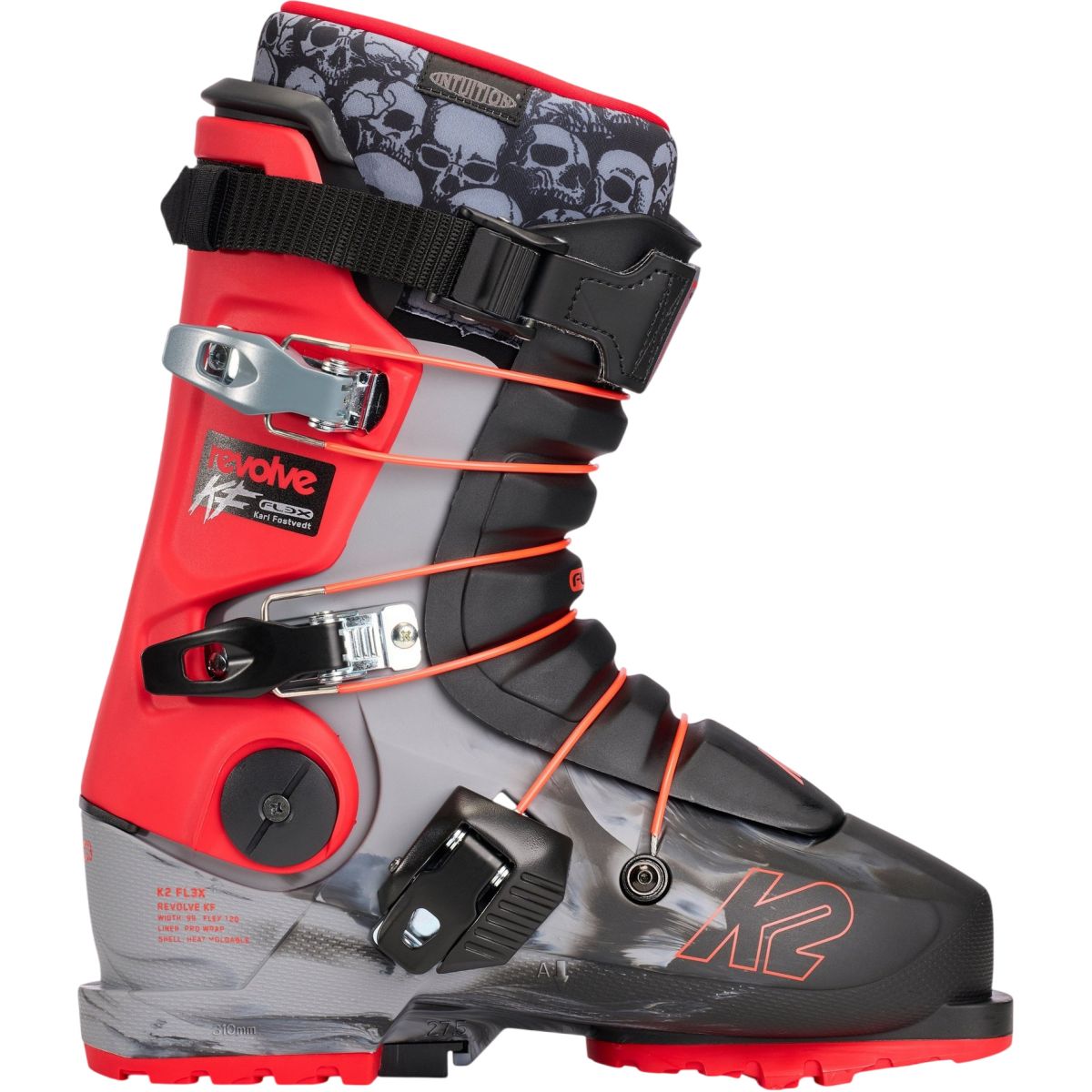 K2 Revolve KF, Skischuhe, Herren, grau/rot — 2