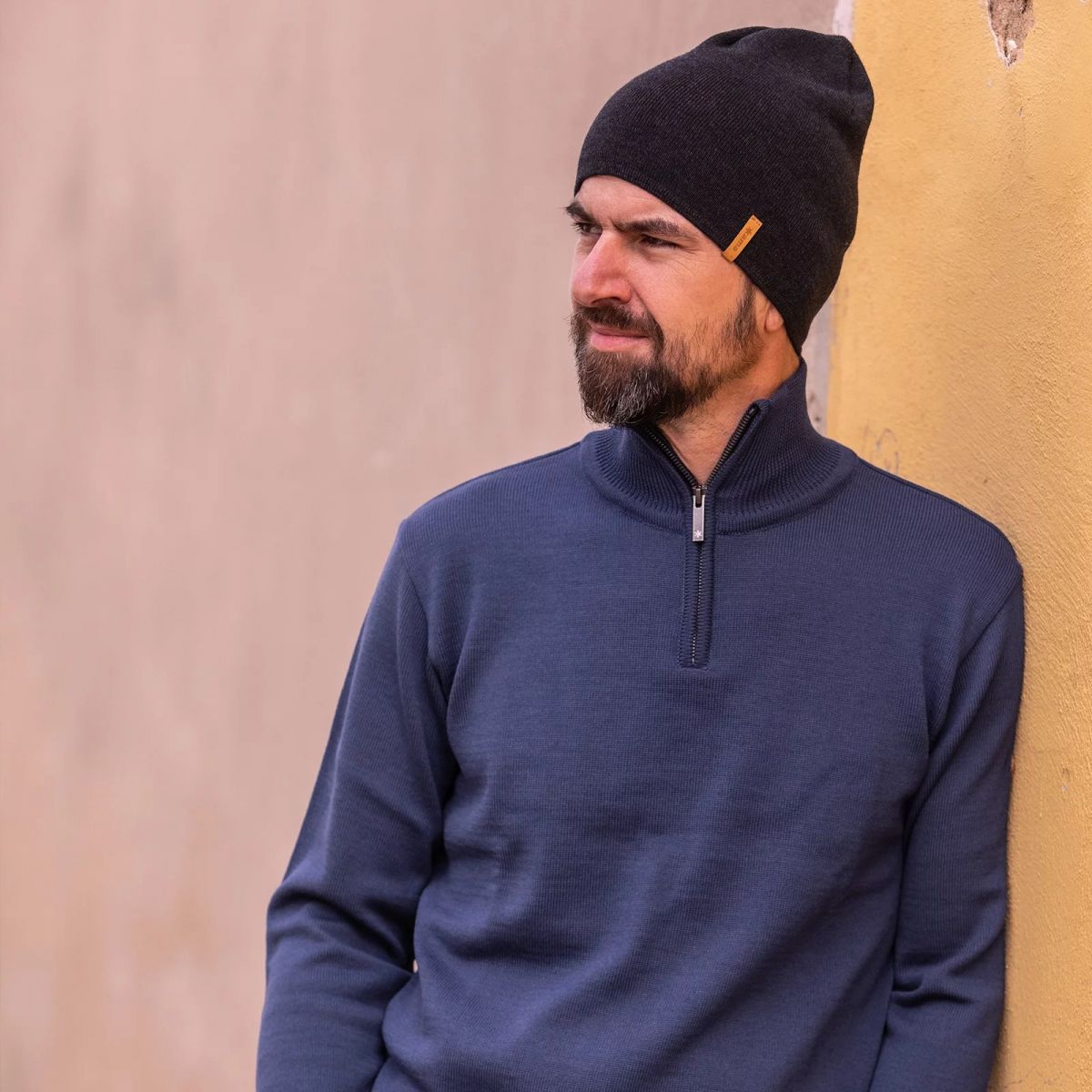 Kama Bjørn Merino, Sweater, Herren, dunkelblau — 2