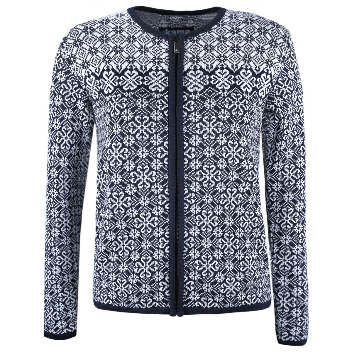 Kama Gerda, Merino Sweater, Damen, navy — 2