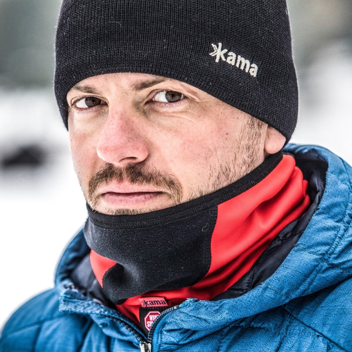 Kama Schlauchtuch, Gore Windstopper, schwarz — 2