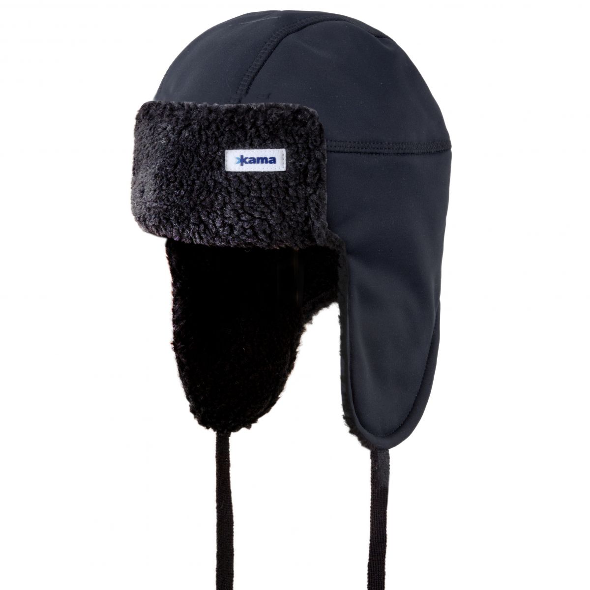 Kama Lapon, Softshell-Mütze, schwarz — 2