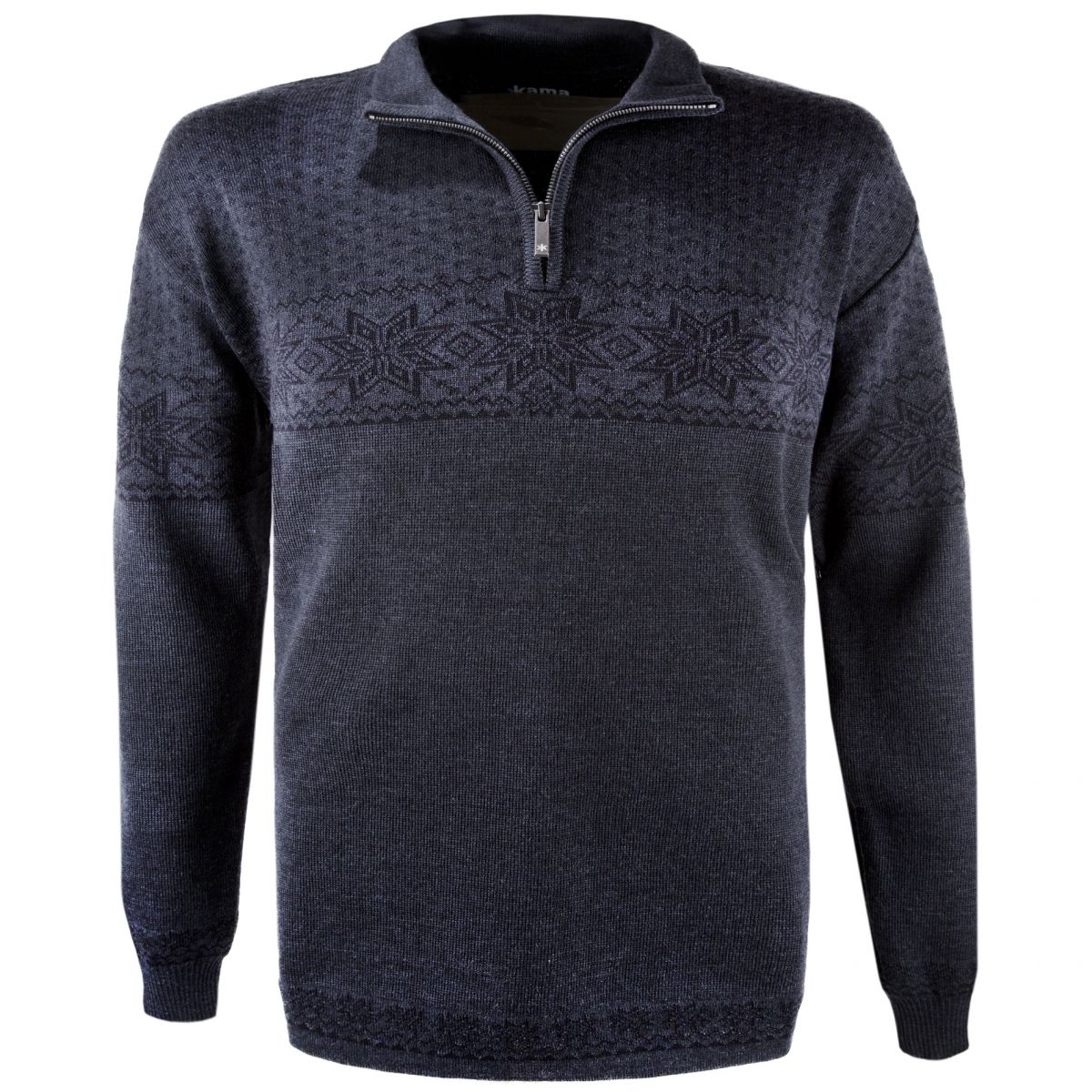 Kama Rune Merino Sweater, Herren, Graphite — 2