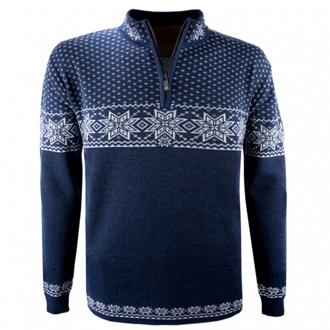 Kama Rune, Merino Sweater, Herren, Navy
