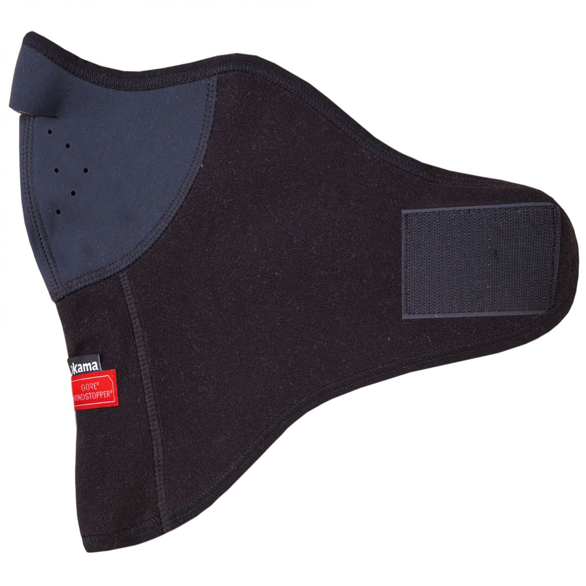 Kama Softshell Maske, schwarz — 2