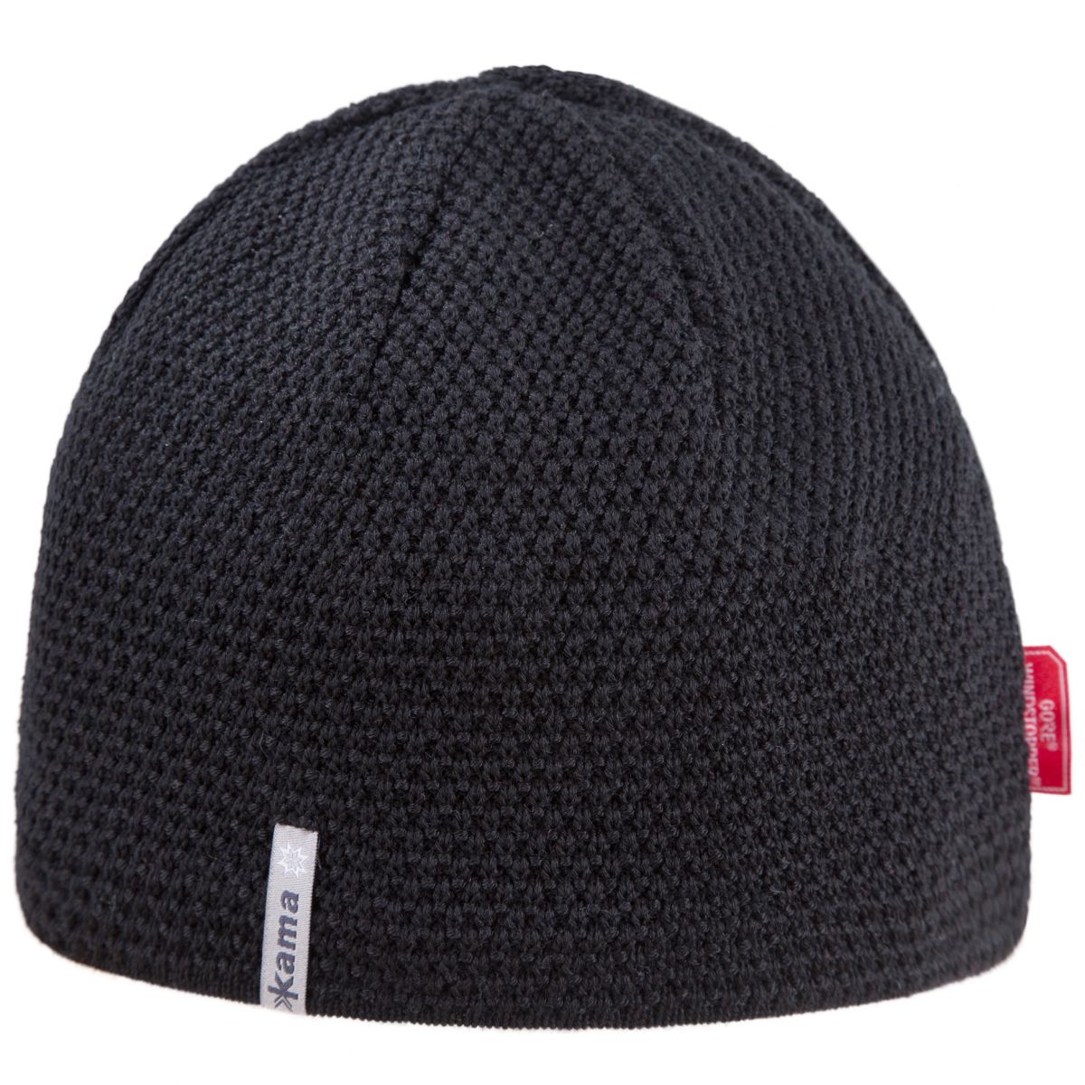 Kama Strickmütze mit Gore Windstopper, schwarz — 2