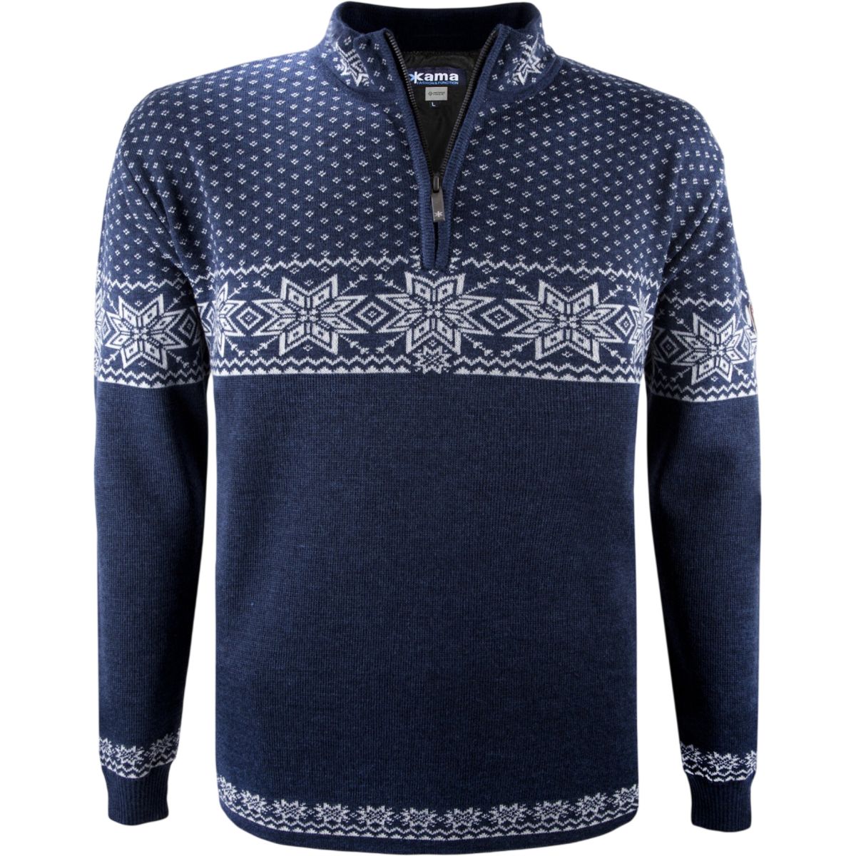 Kama Thor Merino Sweater, Herren, Navy — 2