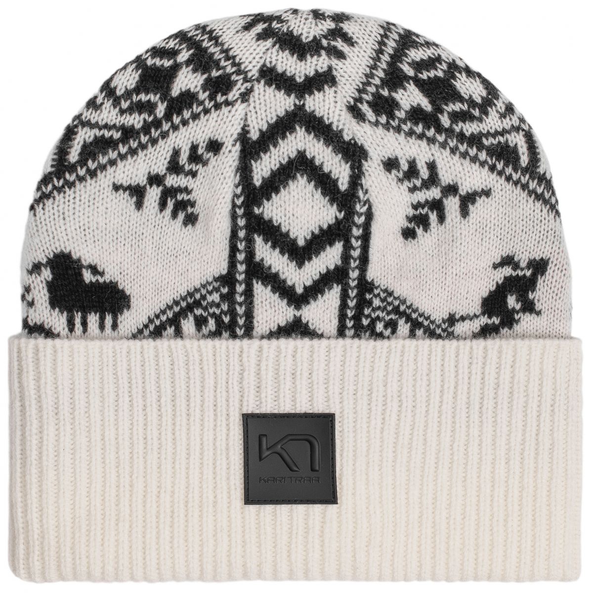 Kari Traa Saga Knit, Mütze, schwarz/weiß — 2