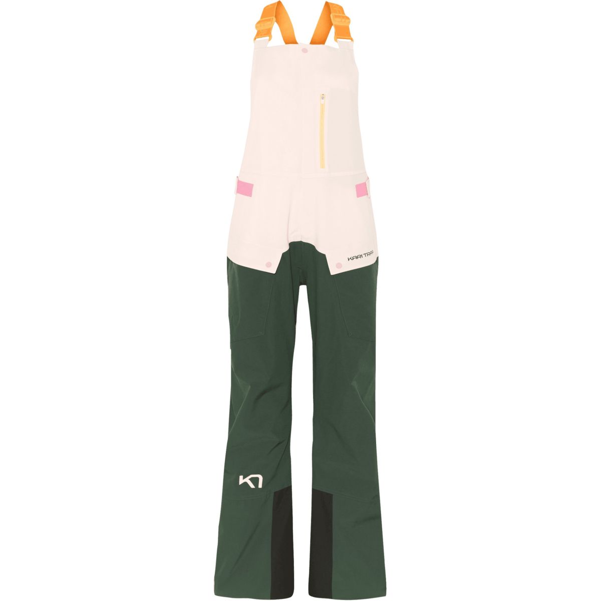 Kari Traa Johanne Bib, Skihose, Damen, dunkelgrün — 2