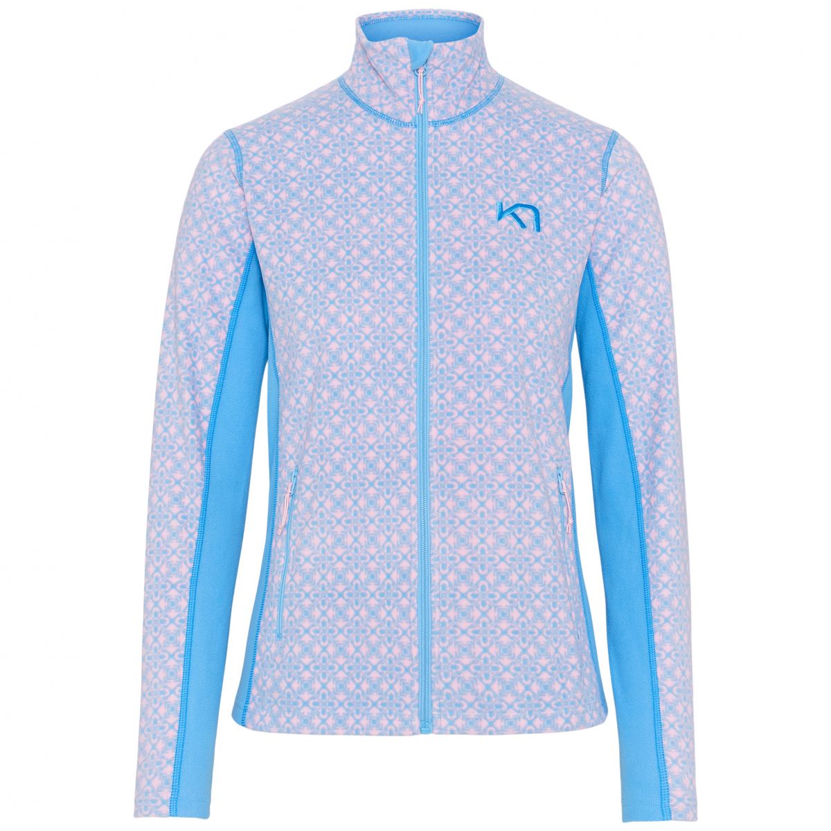 Kari Traa Olga Fleece, Fleecejacke, Damen, blau — 2
