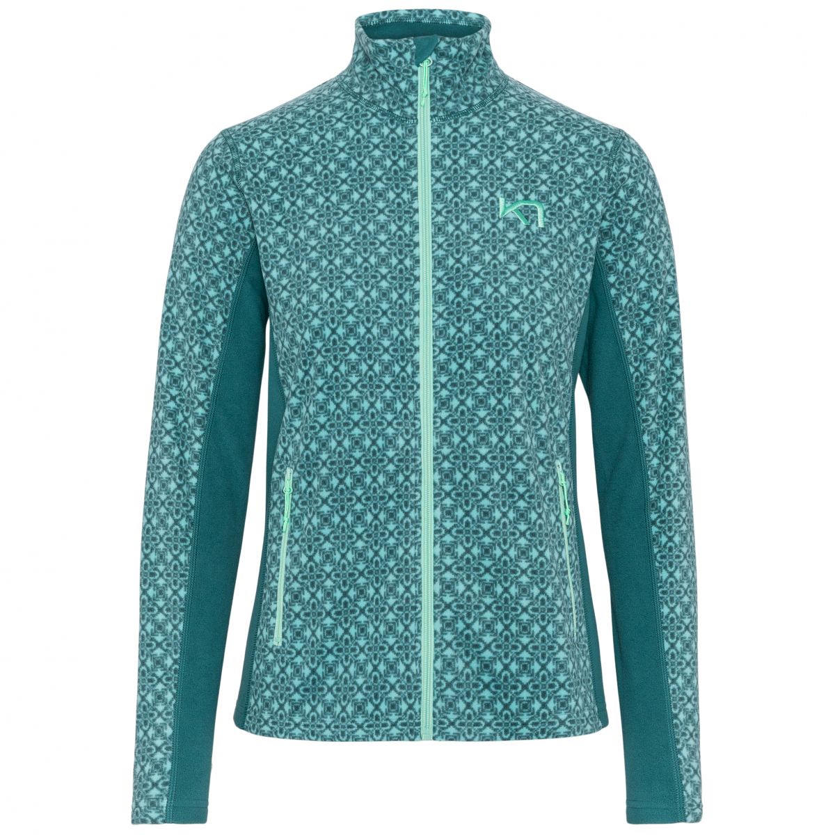 Kari Traa Olga Fleece Set, Damen, grøn — 2