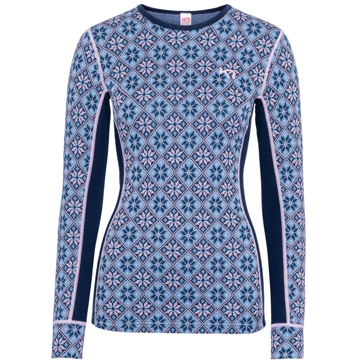 Kari Traa Rose LS 2.0 Set, Damen, mørkeblå/blå — 2