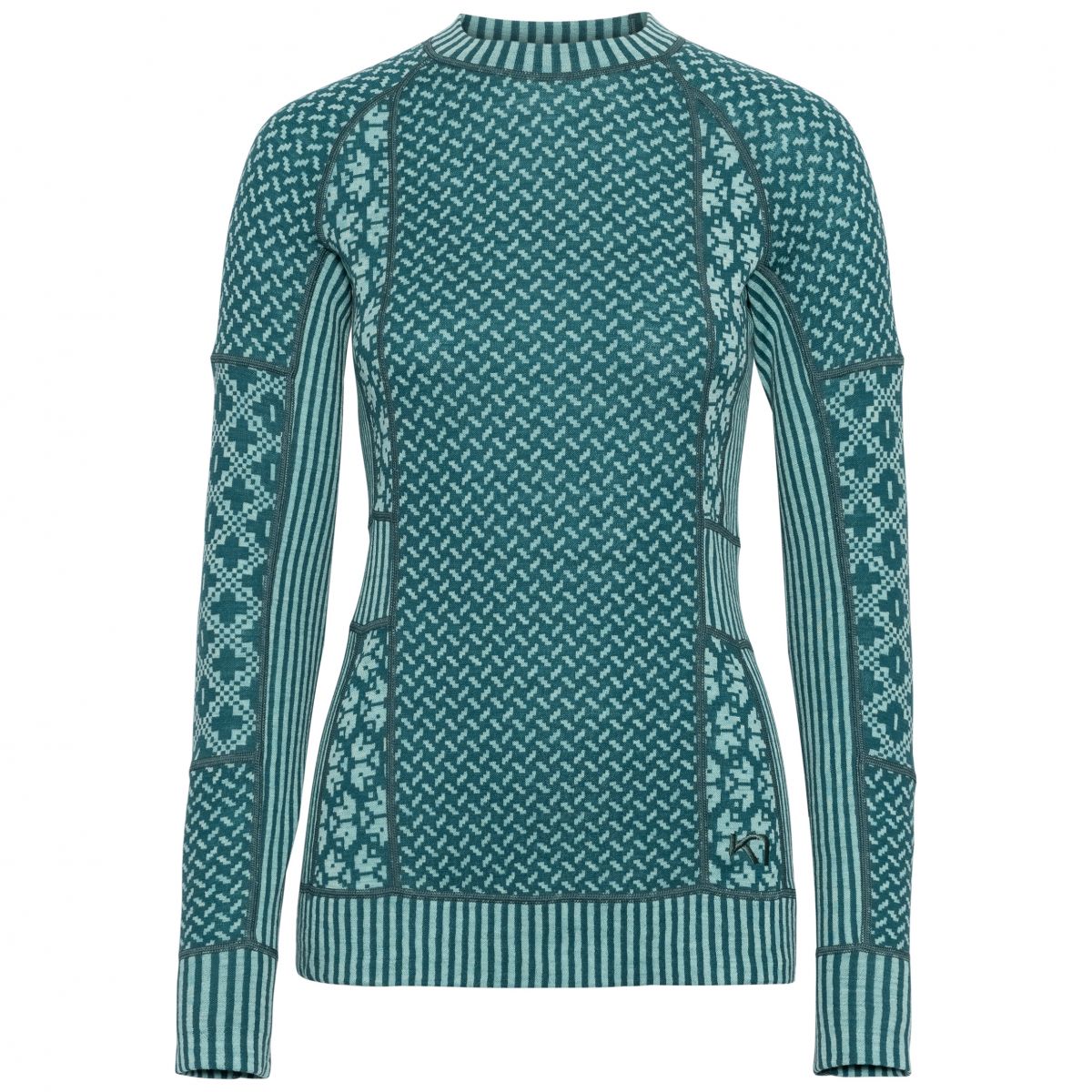 Kari Traa Smekker LS Set, Damen, grøn — 2