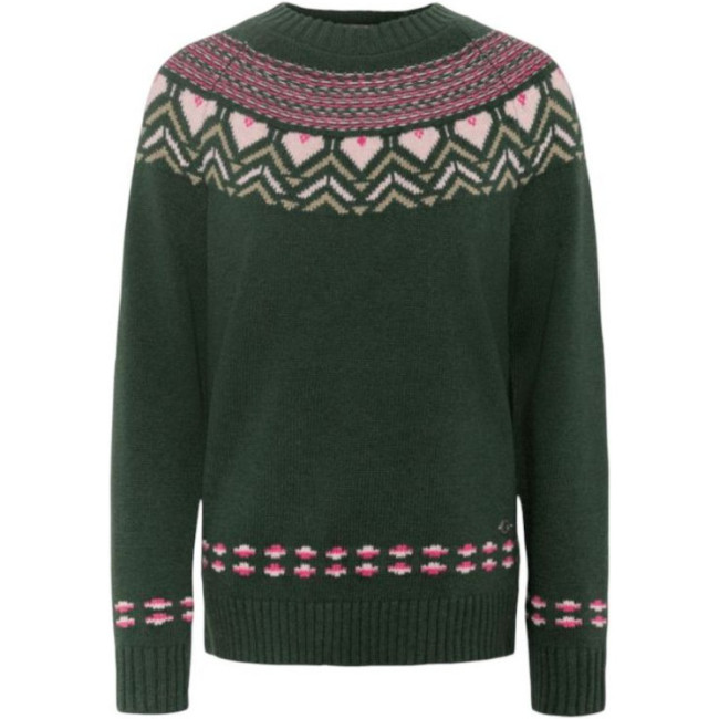 Kari Traa Sundve Knit, Pullover, Damen, dunkelgrün