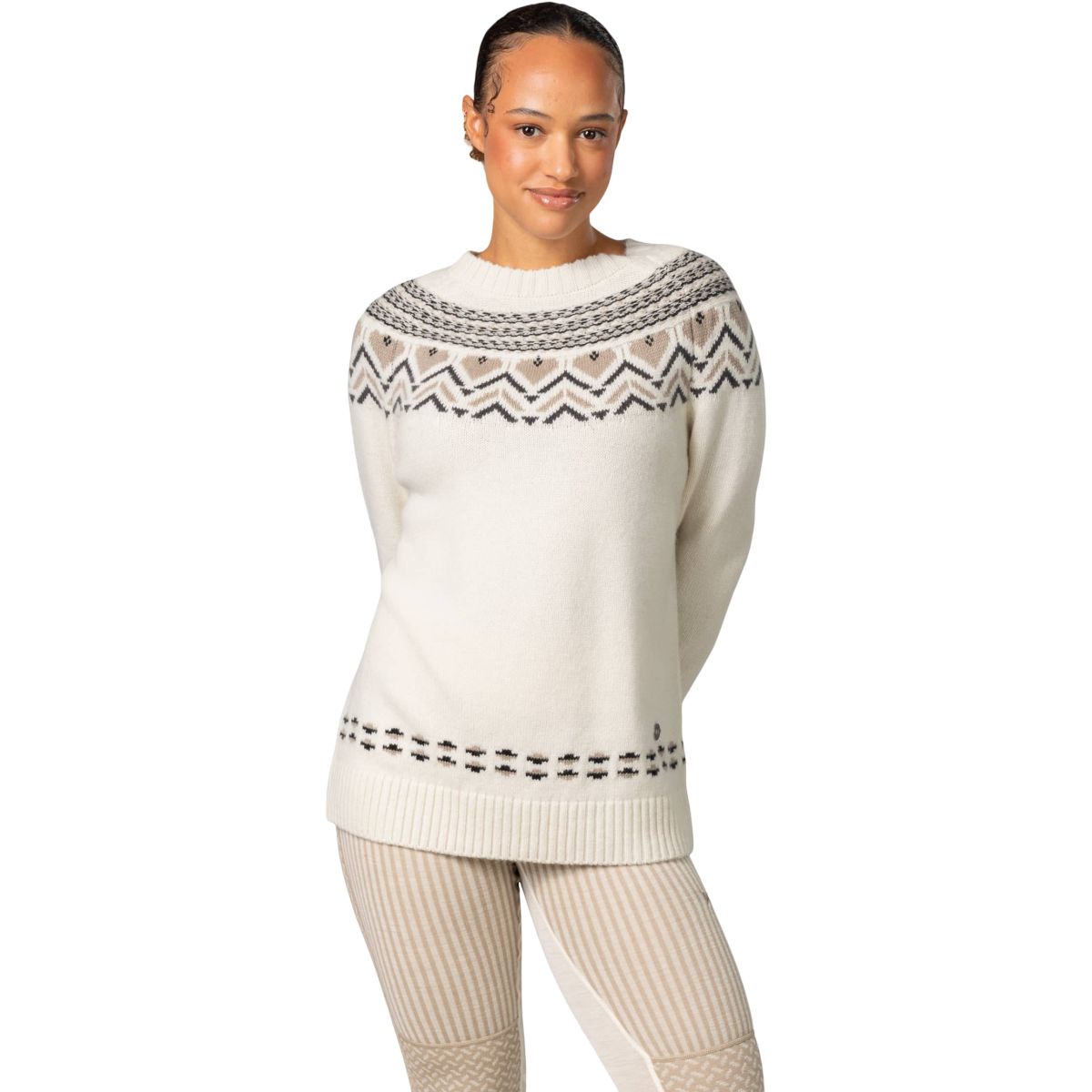 Kari Traa Sundve Knit, Pullover, Damen, weiß — 2