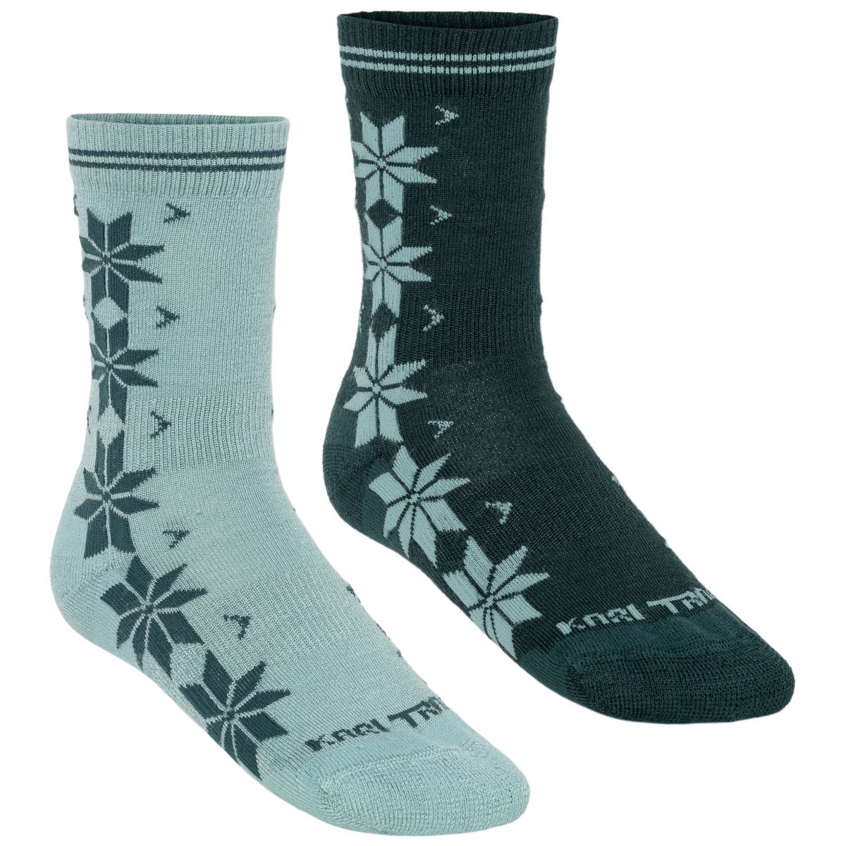 Kari Traa Vinst Sock 2er-Pack, Wandersocken, Damen, Lagoon — 2
