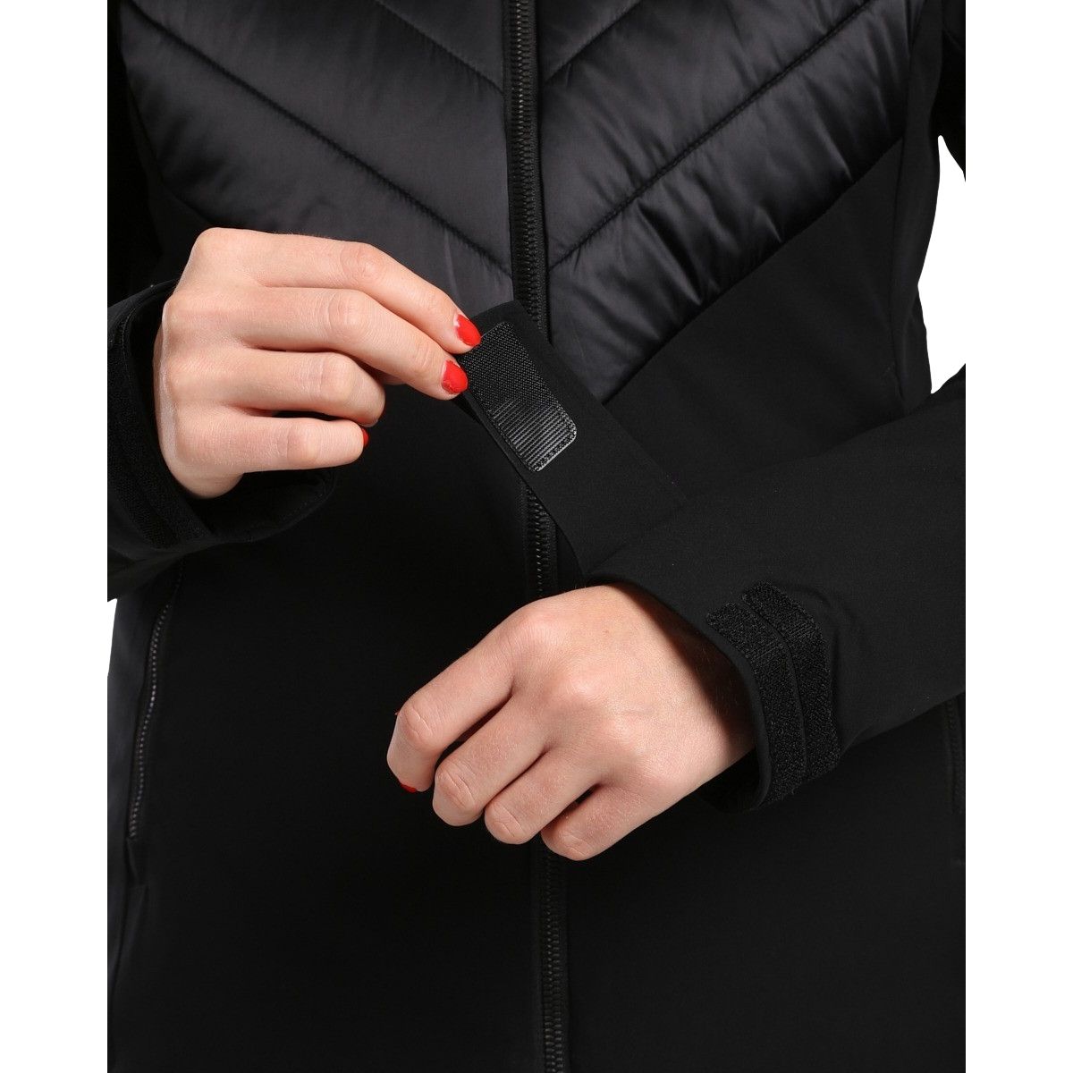 Kilpi Lin, Skijacke, Plus Size, Damen, schwarz — 2