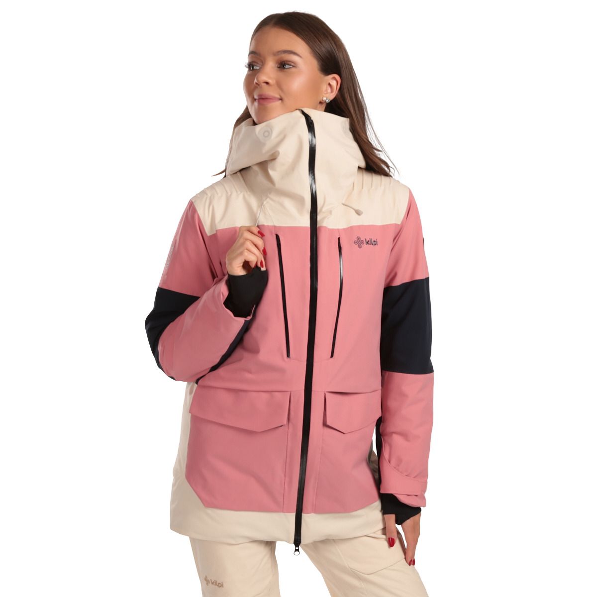 Kilpi Teen, Skijacke, Damen, coral
