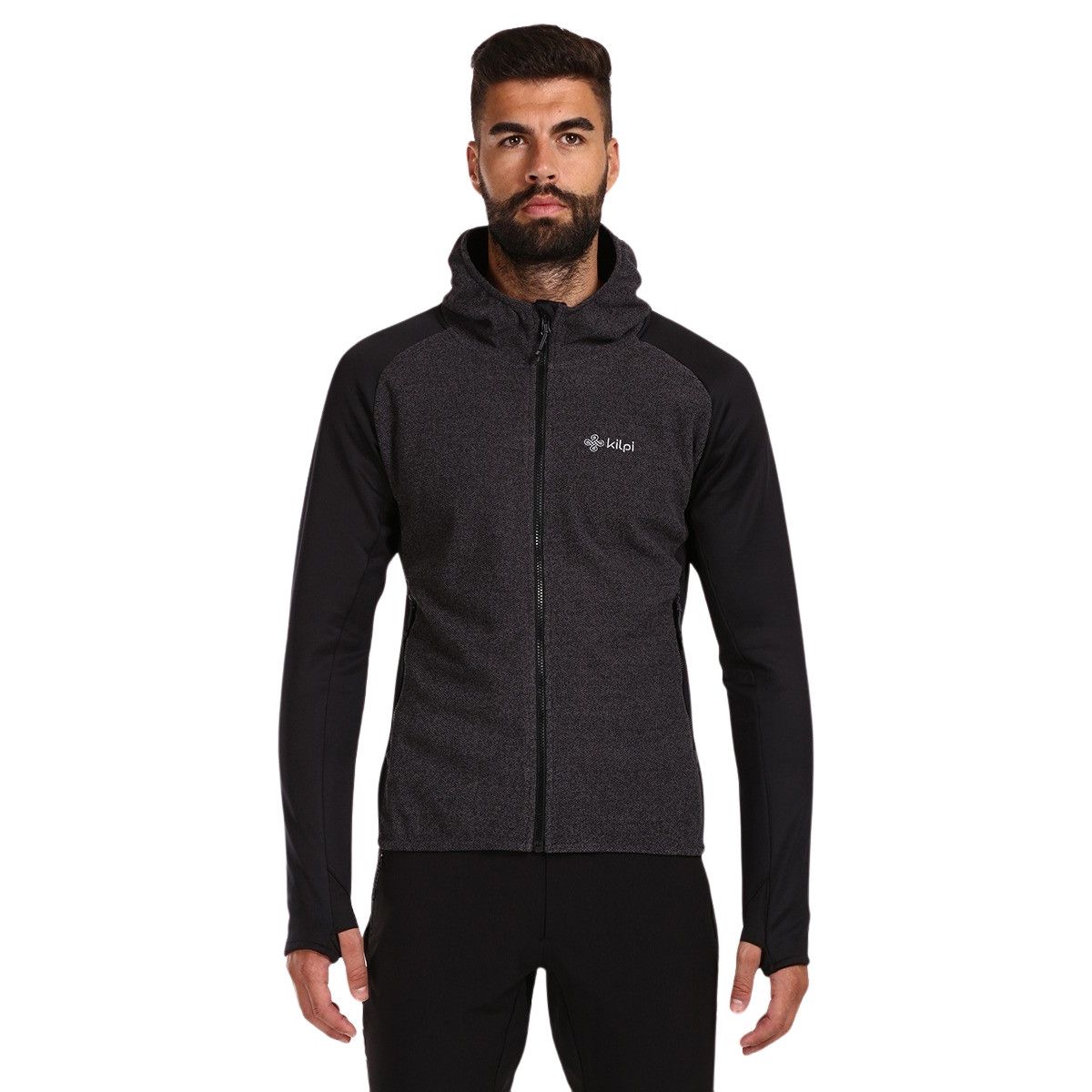Kilpi Versam, Fleecejacke, Herren, schwarz/grau