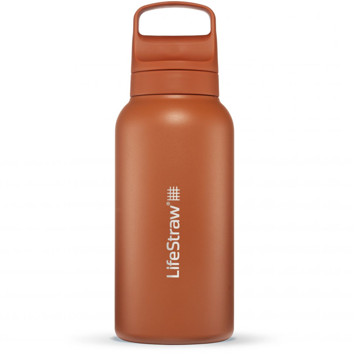 LifeStraw Go 2.0 Stainless Steel Wasserfilterflasche, Orange — 2