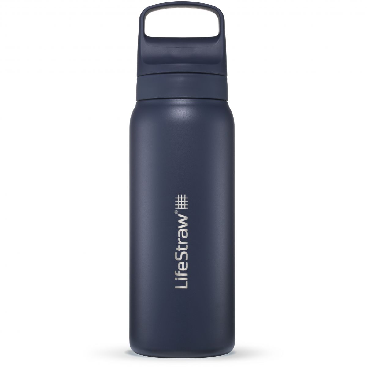 LifeStraw Go 2.0 Stainless Steel Water Filter Bottle 700ml, Dunkelblau — 2
