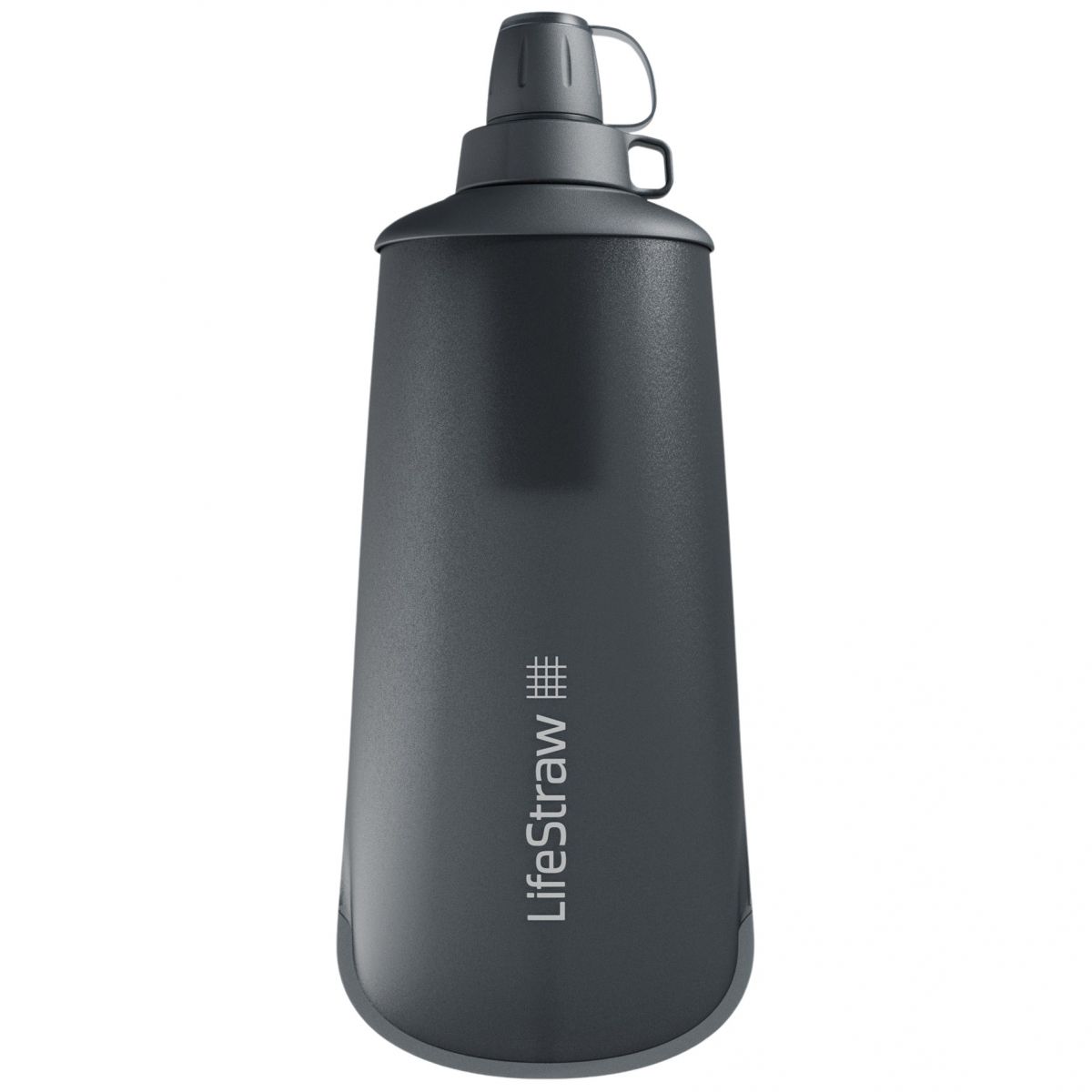LifeStraw Peak Series Collabsible Squeeze Bottle, 1L, dunkelgrau — 2