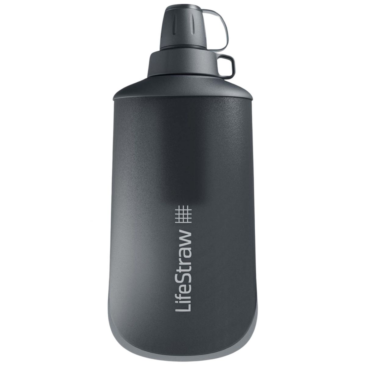 LifeStraw Peak Series Collabsible Squeeze Bottle, 650ml, dunkelgrau — 2