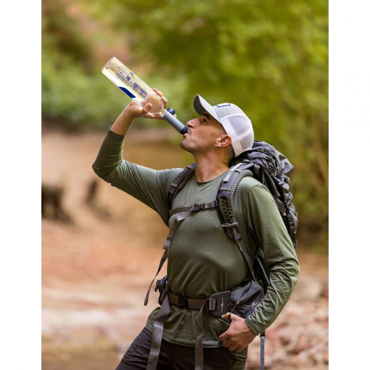 LifeStraw Peak SOLO, blau — 2