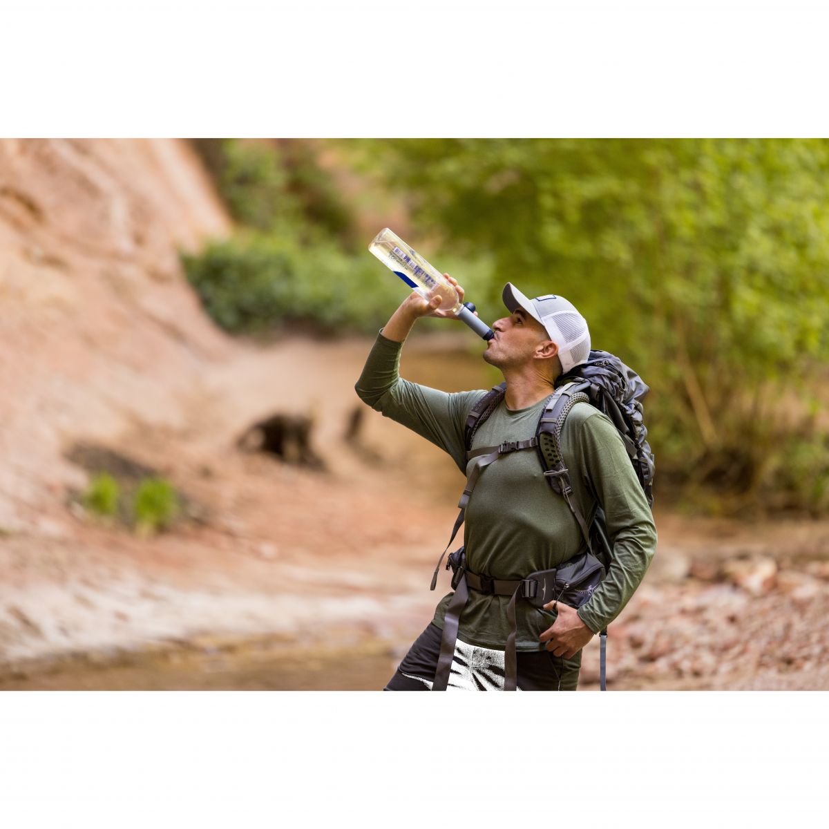 LifeStraw Peak SOLO, blau/hellblau — 2