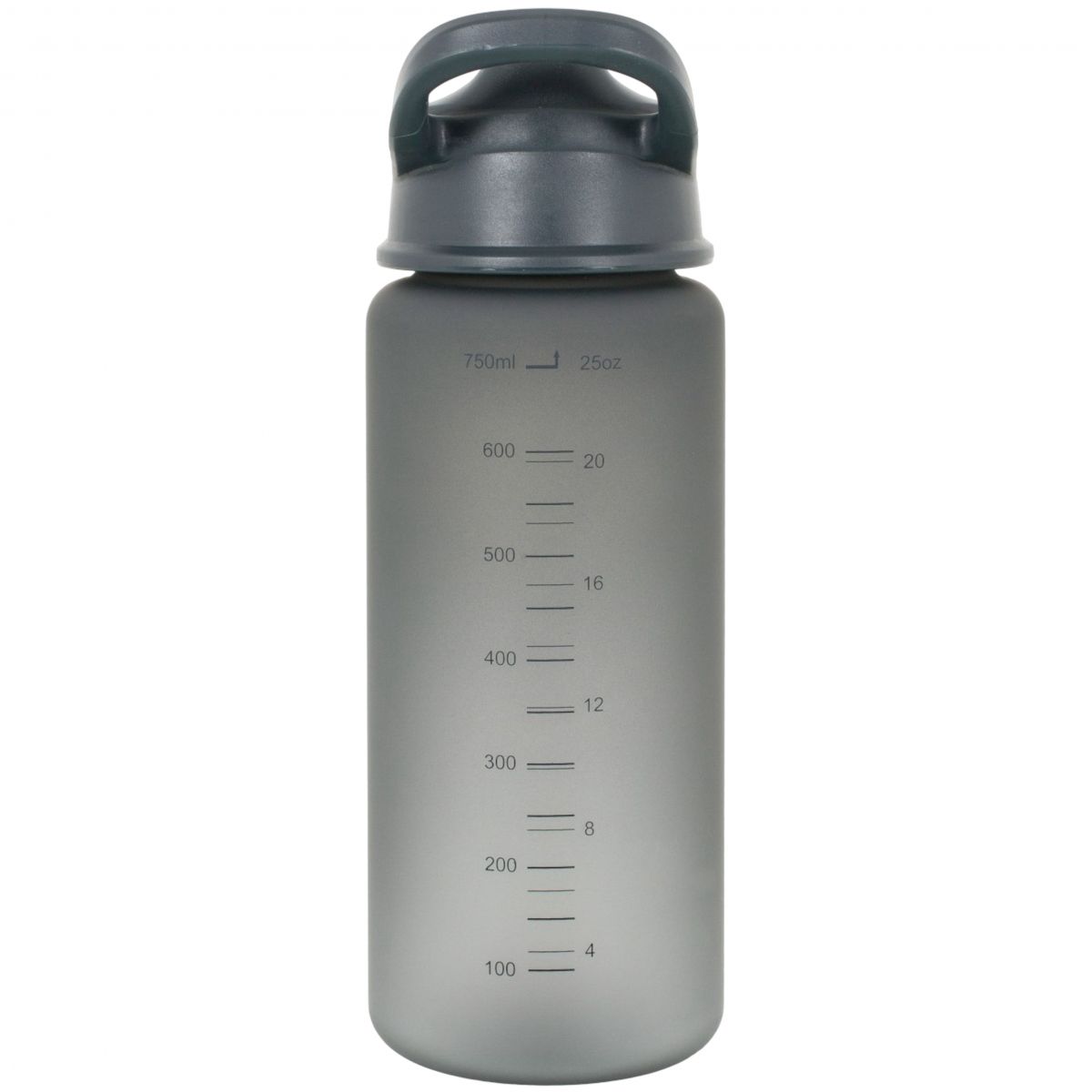 Lifeventure Flip-Top Wasserflasche, grau — 2