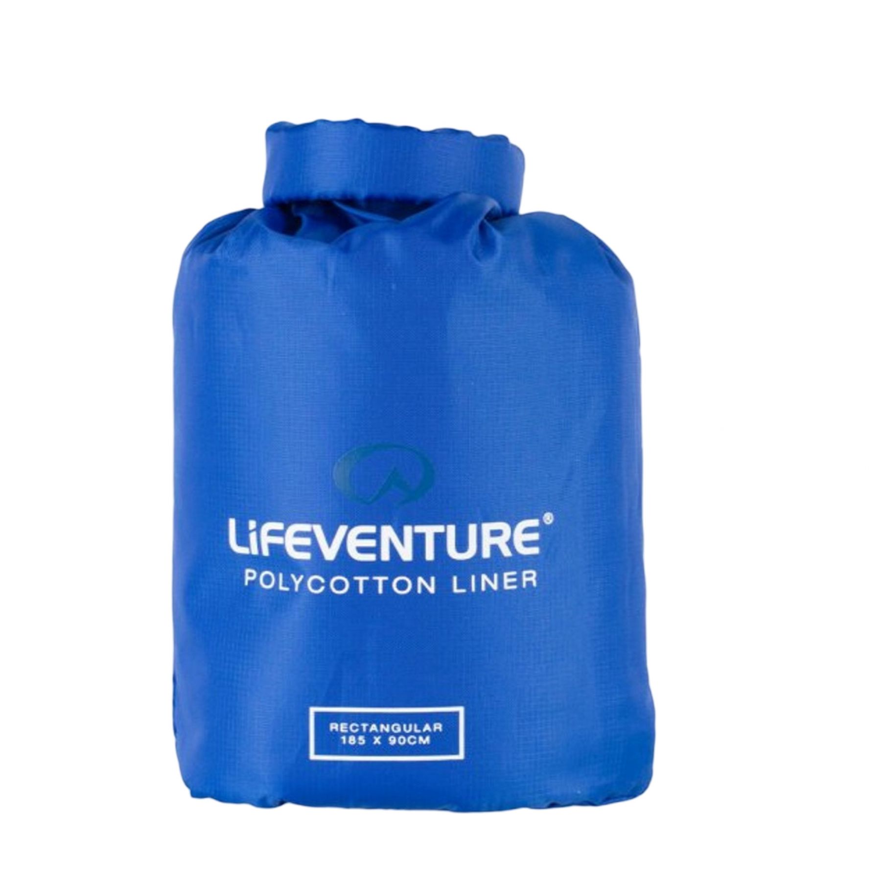 Lifeventure Polybaumwolle Schlafsack Inlett, rechteckig, blau