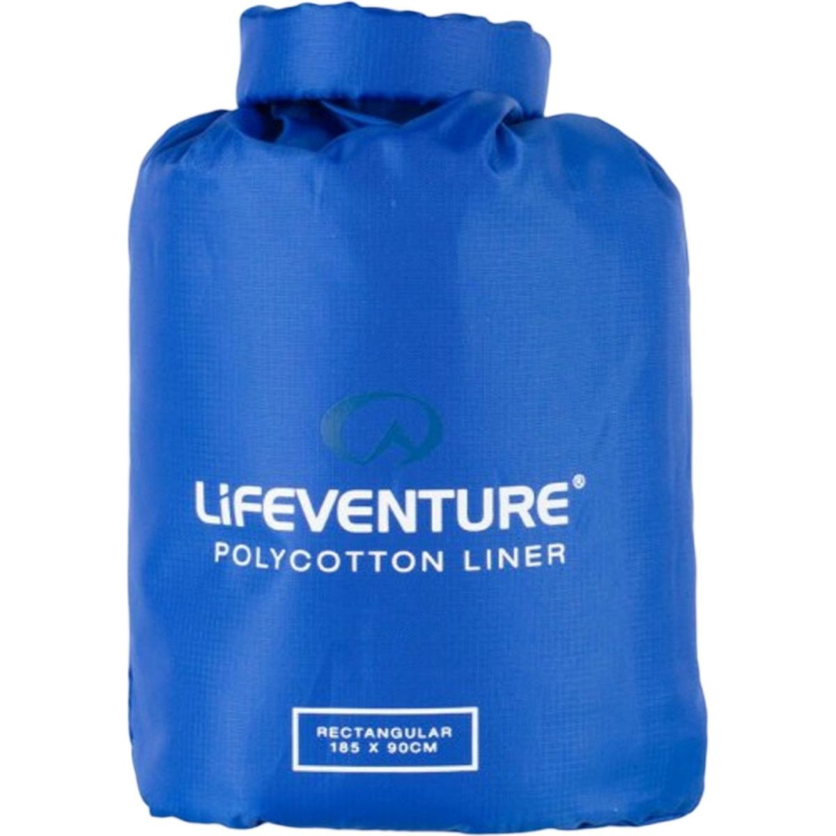 Lifeventure Polybaumwolle Schlafsack Inlett, rechteckig, blau